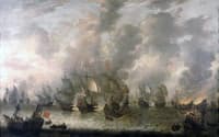 The Battle of Scheveningen, 31 July 1653.