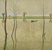 Flood on the Lower Rhine