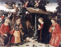 Nativity with Saints Lawrence and Andrew