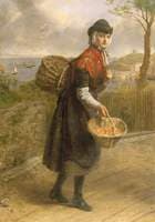 A Tenby Prawn Seller