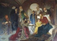 Prince Dmitry Pozharsky Receiving Envoys from Moscow