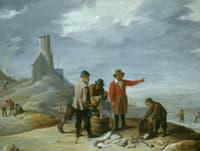 Fishermen on the Seashore