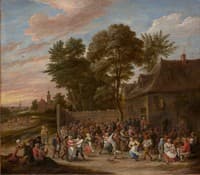 Peasants Feasting and Dancing
