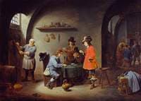 Gambling Scene at an Inn