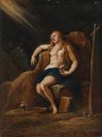 Mary Magdalene in the Wilderness (after Palma Il Giovane)