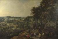 Peasants Merry-making before a Country House