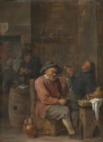 Peasants Smoking in an Inn