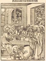 Mary Magdalen Washing Feet of Christ