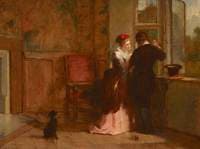 Lovers' Meeting (in an Interior of Haddon Hall)