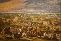 Battle of Nieuport, July 2, 1600 during the War of Eighty years.