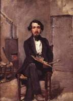 An Artist in His Studio