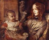 Mrs Elizabeth Young Mitchell and Her Baby