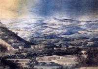 Imaginary Landscape with Neoclassical Buildings