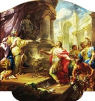 Life of Aeneas - Aeneas Offers a Sacrifice to Apollo