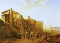 View of the Ripa Grande, Rome