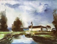 White Houses by the Water