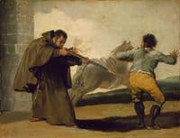 Friar Pedro Shoots El Maragato as his Horse Runs Off