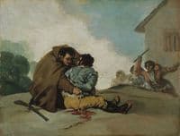Friar Pedro Binds El Maragato with a Rope