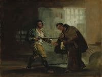 Friar Pedro Offers Shoes to El Maragato and Prepares to Push Aside his Gun