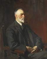 Portrait of a Member of the Powell Family who Ran the Whitefriars Glass Factory