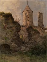 View of Haapsalu Castle, Estonia