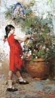 Little Girl in the Garden