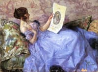Girl in a Blue Dress