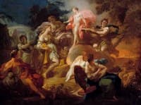 Apollo Awarding the Arts (bozzetto)