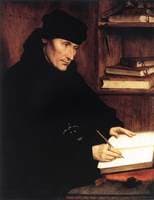 Portrait of Erasmus (half of diptych)