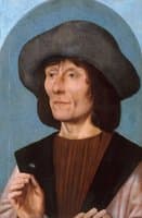 Portrait of a Man with a Pink