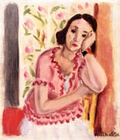 Woman Leaning