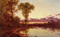 Twilight, a Stroll by the Shore