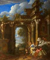 A Ruined Classical Archway