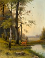Deer by the Lake