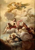 Bozzetto for the Ceiling of San Nicola dei Lorenesi Church in Rome