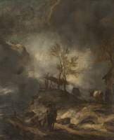 A Landscape with Dunes and Figures