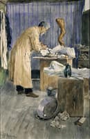 Artist’s Father in the Studio