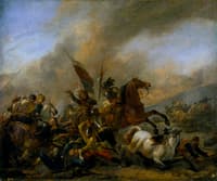 Skirmish between Enemy Troops