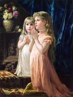 Two Girls Praying