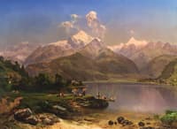 Lake Zeller with View of Kitzsteinhorn and Hohen Tenn