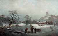 Winter Landscape with Figures