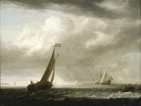A Squally Day in a Dutch Estuary