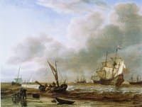 The Frigate 'Amsterdam' at Den Helder