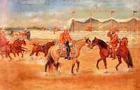 Llegada del Patrón y sus Invitados a un Jaripeo