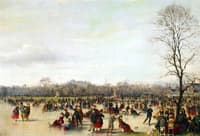 Skaters In The Bois De Boulogne
