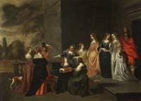 Group on a Terrace