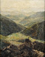 View from Wendelstein on Bavarian Zell