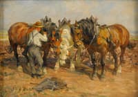 Clamping the horse