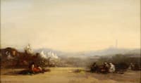 Oriental Market Scene