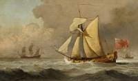 The Cleveland Yacht at Sea in a Fresh Breeze